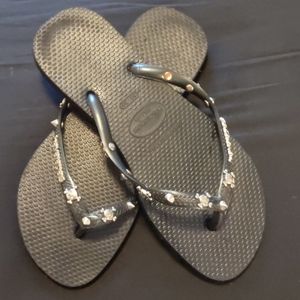 Havaianas Slim Skull Studd Hardware Sandal